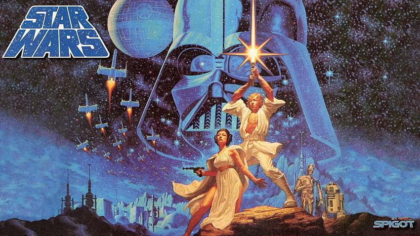 New Classic Star Wars Data Src - Old School Star Wars Poster HD wallpaper