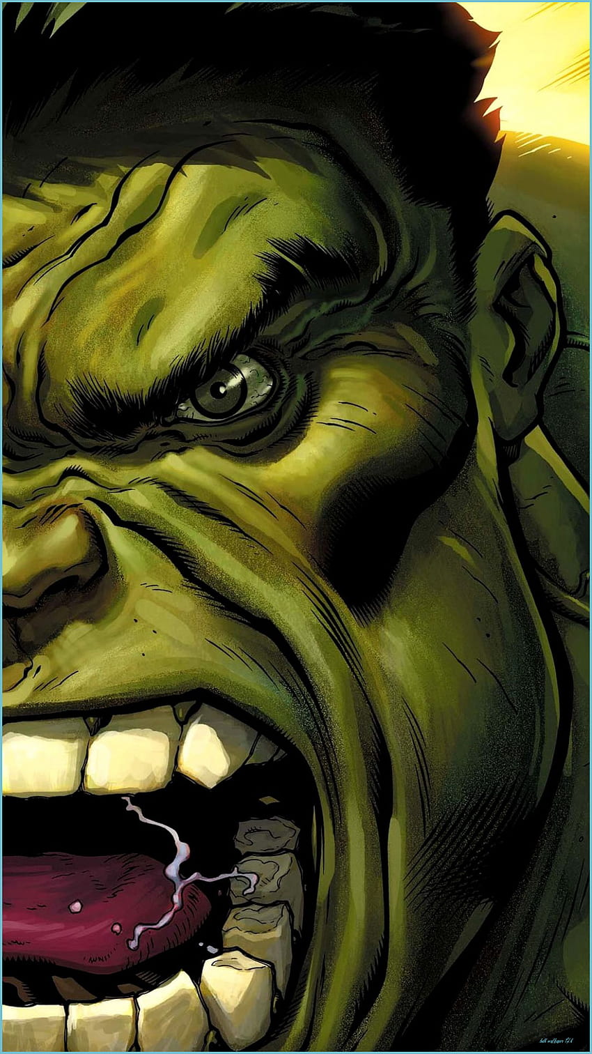 Hulk 11 000 pomysłów na iPhone'a w 11 grafikach Hulka, Marvel Comics - Hulk Tapeta na telefon HD