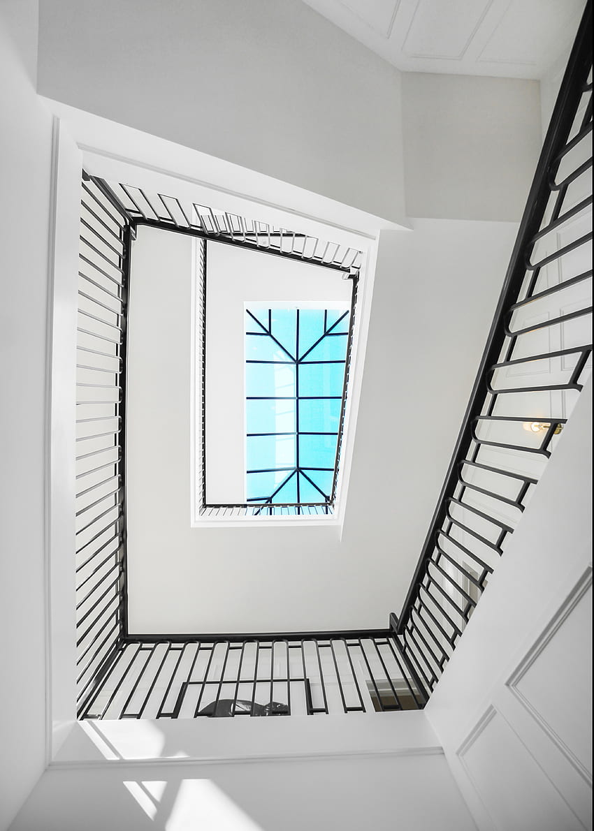 Architecture, Minimalism, Window, Ladder, Stairs HD phone wallpaper