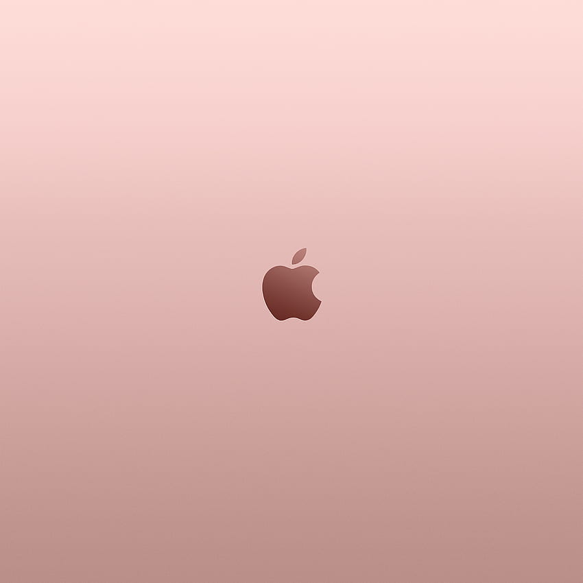 Apple Pink Rose Gold Minimal Illustration Art, Girl Rose Gold HD phone wallpaper