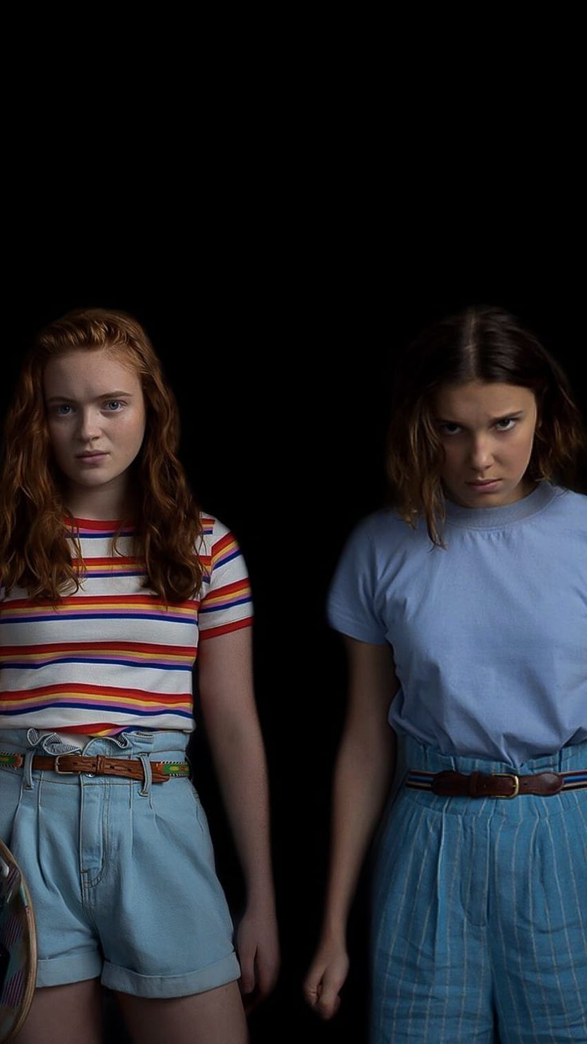 Max and Eleven : Stranger Things , Millie Bobby Brown, Sadie Sink, Lo. Stranger things outfit, Bobby brown stranger things, Stranger things max HD phone wallpaper
