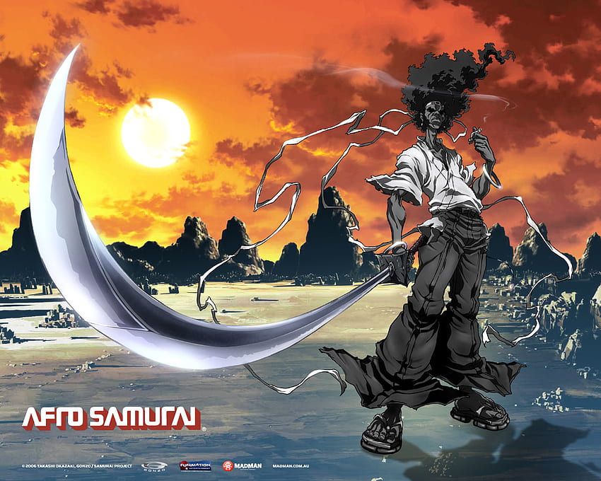Afro Samurai, anime, manga, samurai, afro HD wallpaper