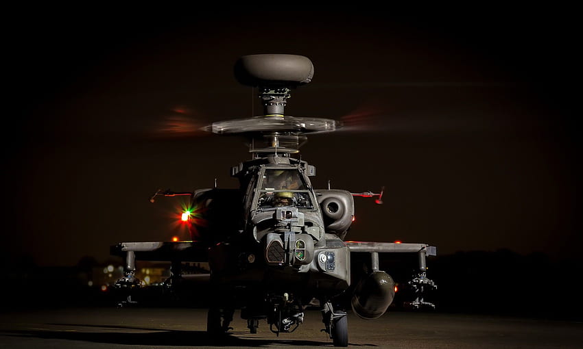 Apache Helikopteri arka planı, AH-64 HD duvar kağıdı