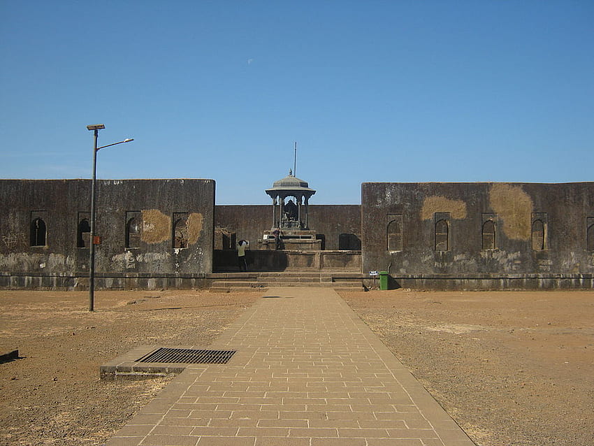 Palace at Raigad, Raigad Fort HD wallpaper