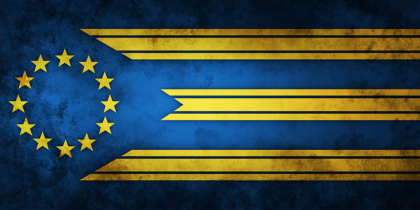 Flagge der Europäischen Union - Groß. Flaggenkunst, Flagge von Europa, Flagge HD-Hintergrundbild