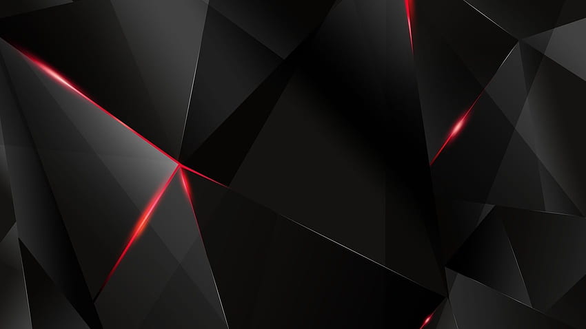 Spielhintergrund, cooles schwarzes und rotes Gaming HD-Hintergrundbild