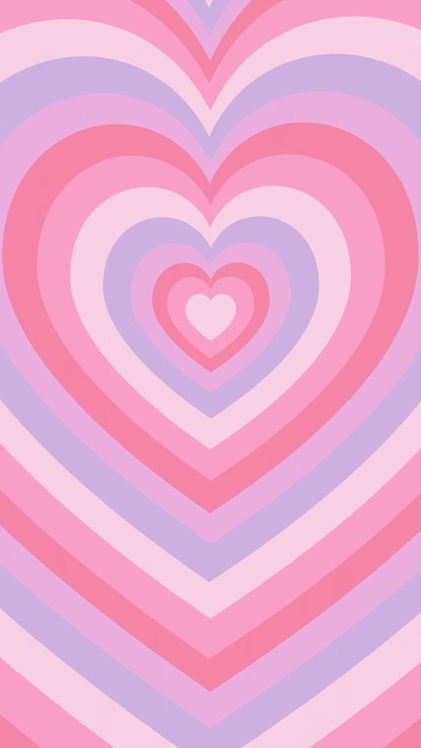 Lingkaran jantung estetika, Merah Muda, Hati, Tiktok wallpaper ponsel HD