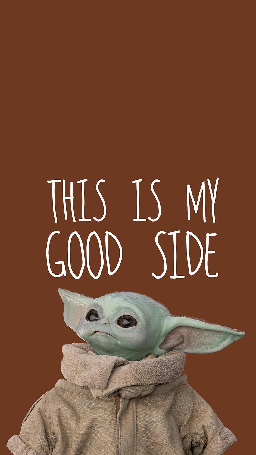 Funny Baby Yoda HD phone wallpaper