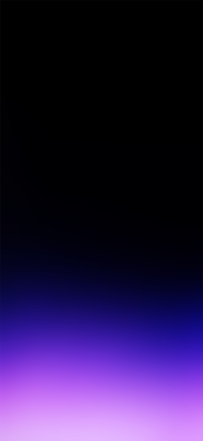 True Black mit bunten Farbverläufen, Purple Gradient HD-Handy-Hintergrundbild