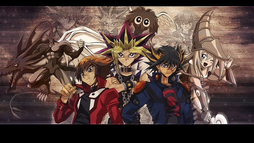YuGiOh Anime Protagonists Gen 1 to 8  ryugioh