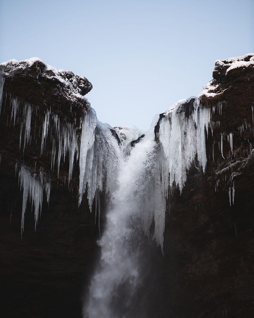 자연, 얼음, 눈, 고드름 HD 전화 배경 화면
