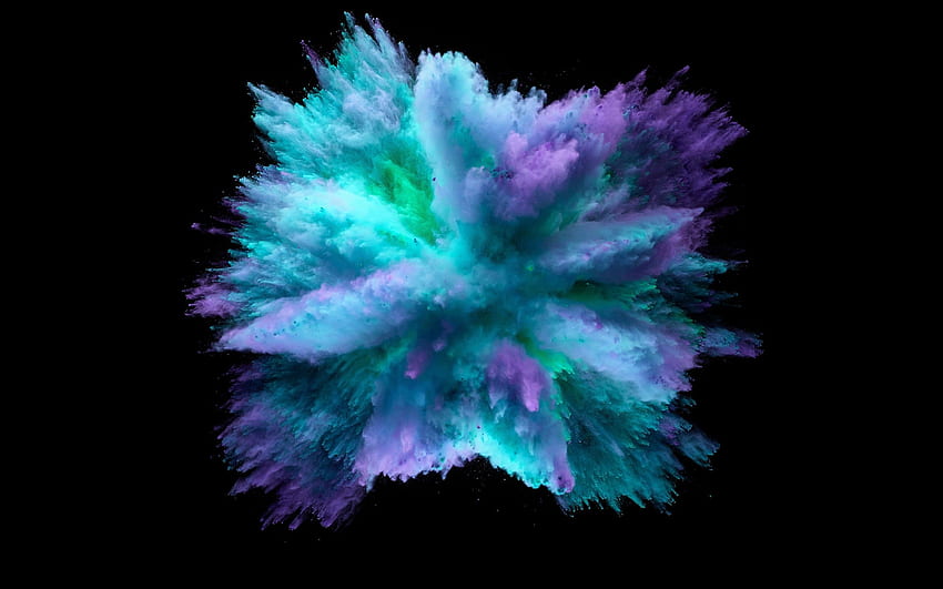 Color Explosion, Chalk Explosion HD wallpaper
