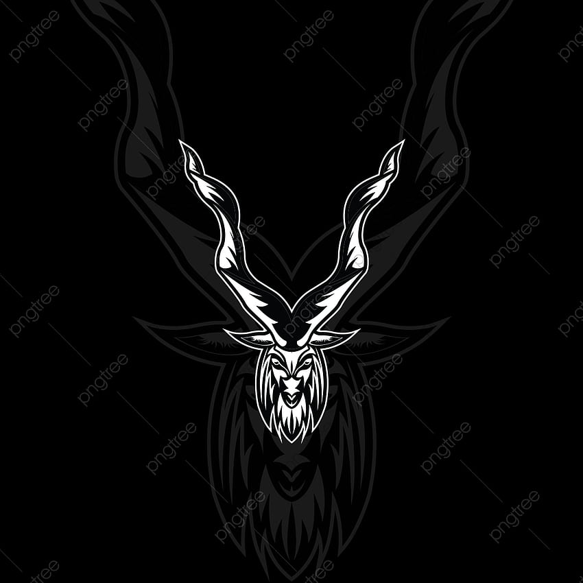 Markhor Mascot Logo Design, Markhor, Animal, Goat PNG and Vector with Transparent Background for HD phone wallpaper