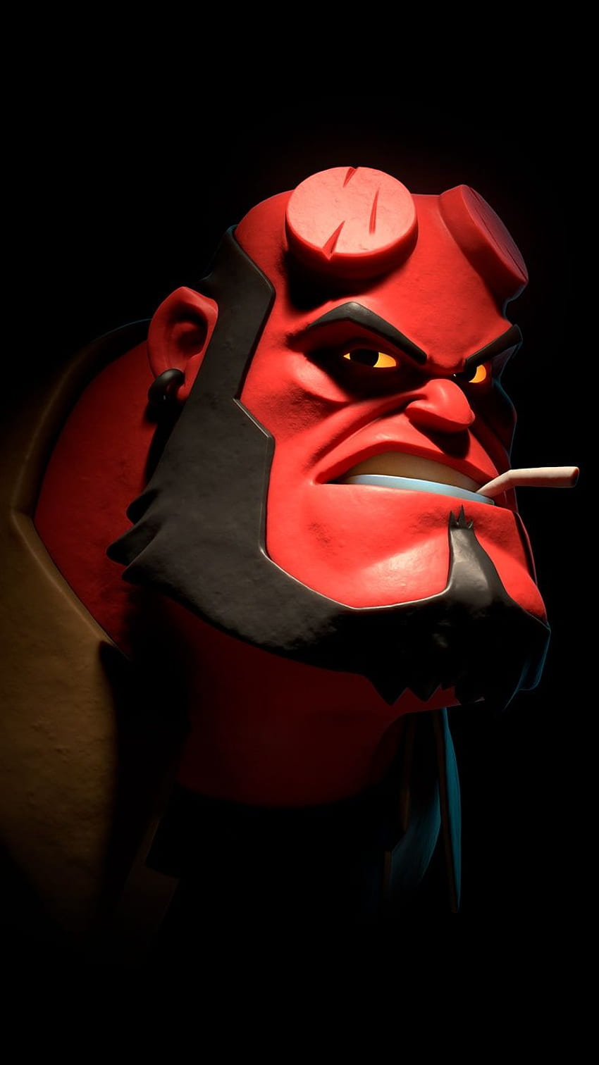 Hellboy Komik Yüz - Android : Android HD telefon duvar kağıdı