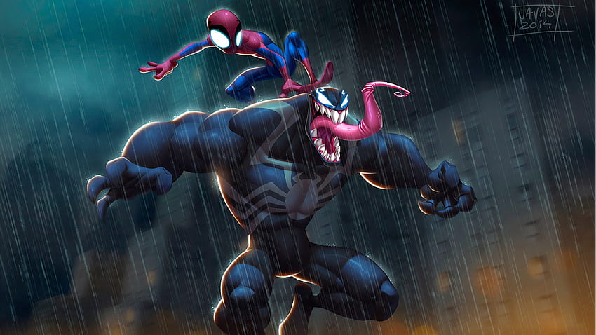spidey and venom – Zoom Comics – Exceptional Comic Book HD wallpaper