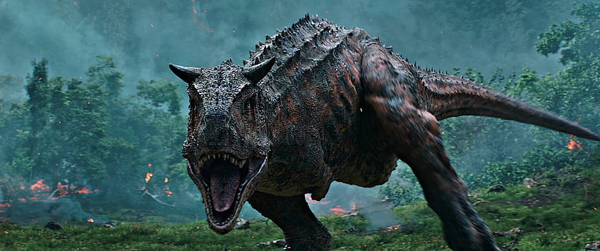 Jurassic Vault - Carnotaurus, originally featured in the The Lost World novel but not the film, and initially planned to appear in Jurassic Park III, finally made it's on screen debut HD wallpaper
