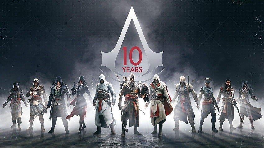 Assassins Creed 10 years, Assassin&039;s Creed, Ubisoft HD wallpaper