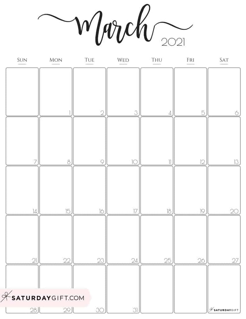 Cute (& !) Printable March 2021 Calendar HD phone wallpaper
