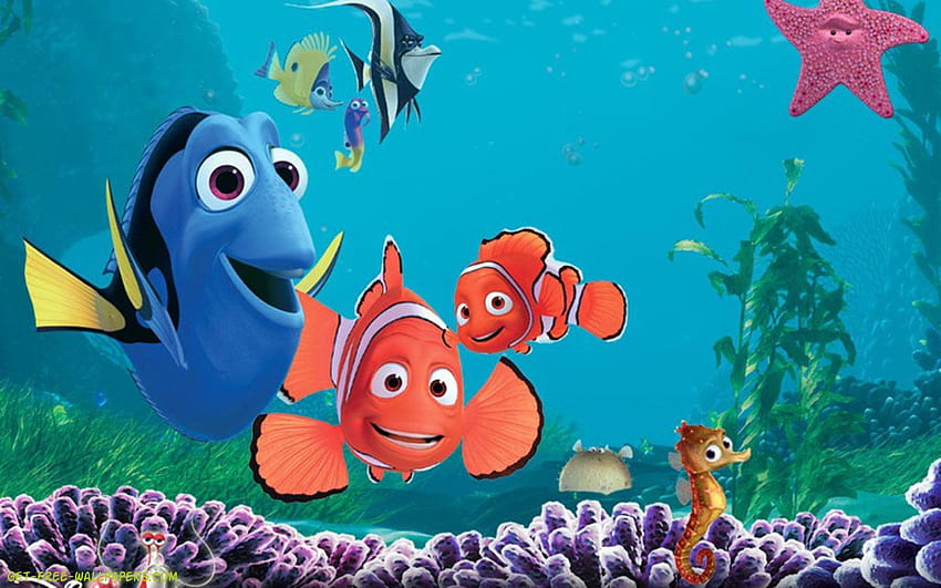 Home Movie Finding Nemo - Fish Tank Background, Cartoon Fish HD wallpaper