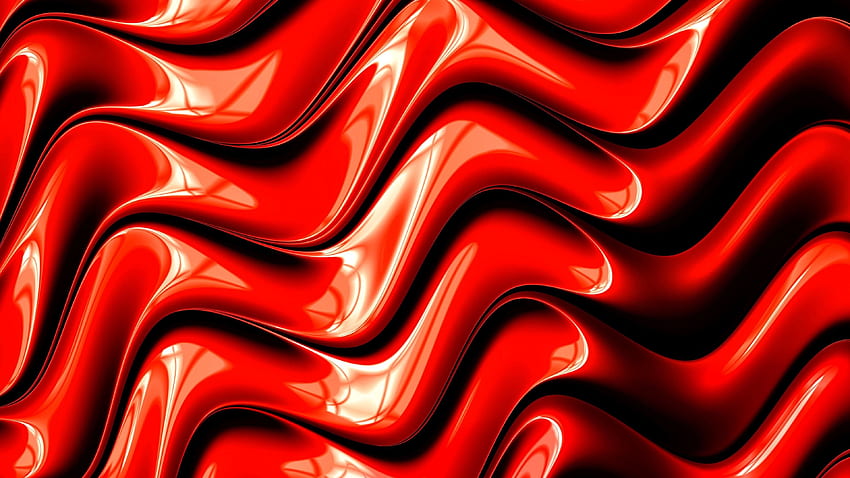 Data Desain Grafis 3D Merah Keren Src Red Fluid Wallpaper HD