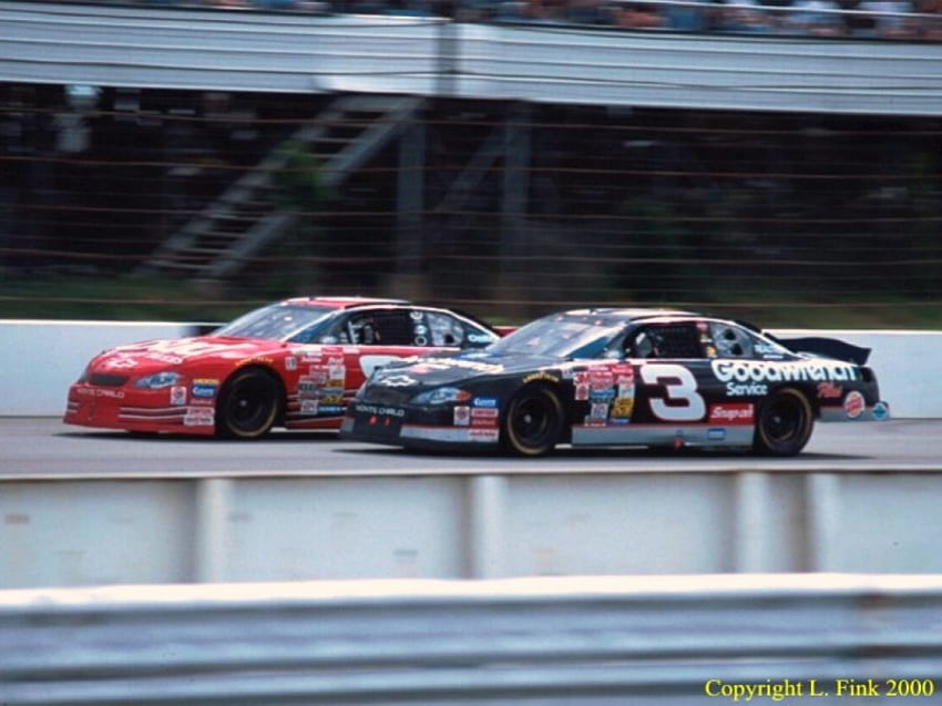 Dale i Dale Jr. obok siebie, w pamięci, NASCAR, wyścigi Tapeta HD