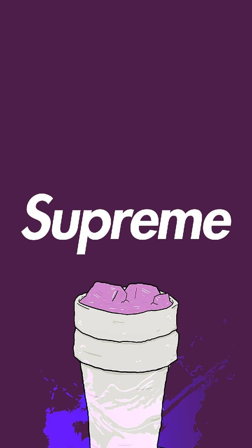 Supreme Splash Purple Supreme Hd Phone Wallpaper Pxfuel