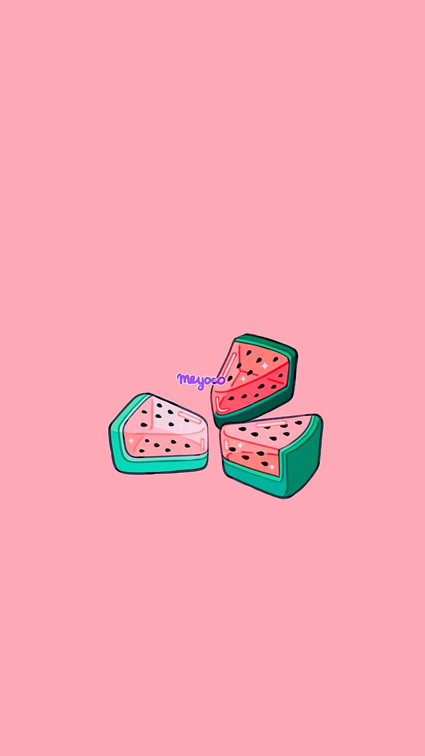 Watermelon . Ảnh tường cho điện thoại, Dễ thương, Tượng, Cute Cartoon Watermelon HD phone wallpaper