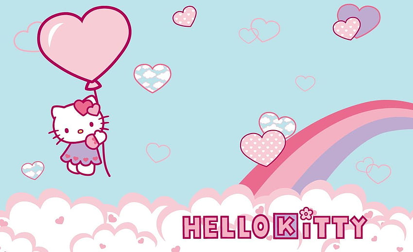 Hello Kitty, Hello Kitty morada fondo de pantalla