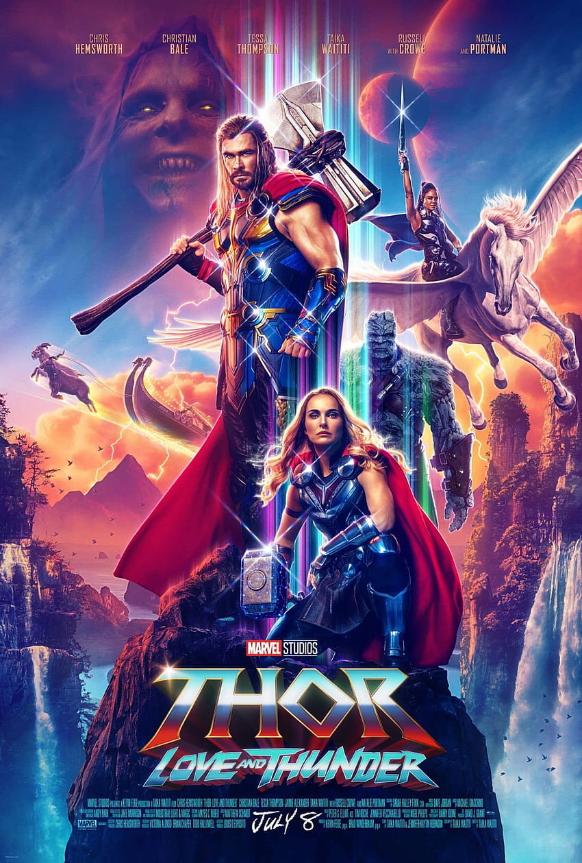 Thor: Love and Thunder - 2 Nouveaux Haute Qualité Fond d'écran de téléphone HD