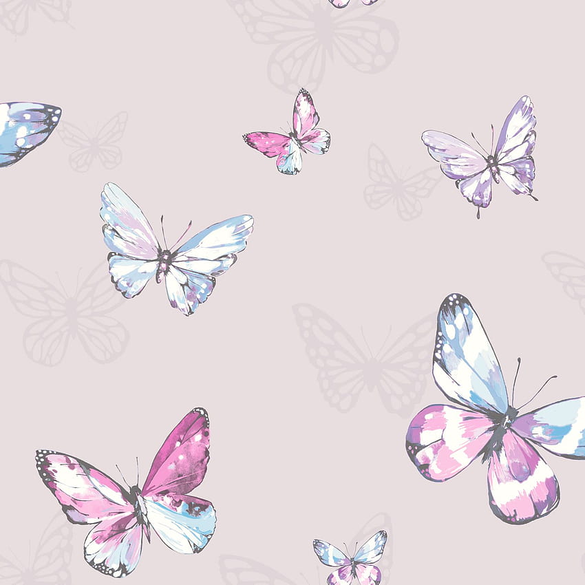 Holden Decor Amelia Butterfly 98870. Kinder, lila blaugrüner Schmetterling HD-Handy-Hintergrundbild
