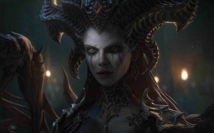 Lilith-Diablo, fantasia, Lilith, Jogo, Diablo papel de parede HD