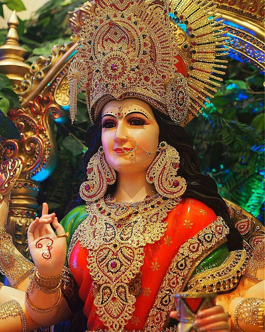 navratri mata rani, hindu tapınağı, tapınak, ibadet yeri, gelenek, tapınak HD telefon duvar kağıdı