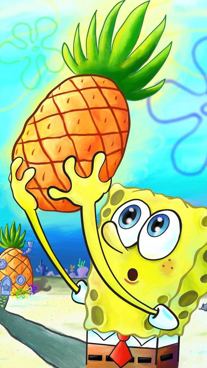 pineapple. Spongebob drawings, Spongebob painting, Cartoon HD phone wallpaper