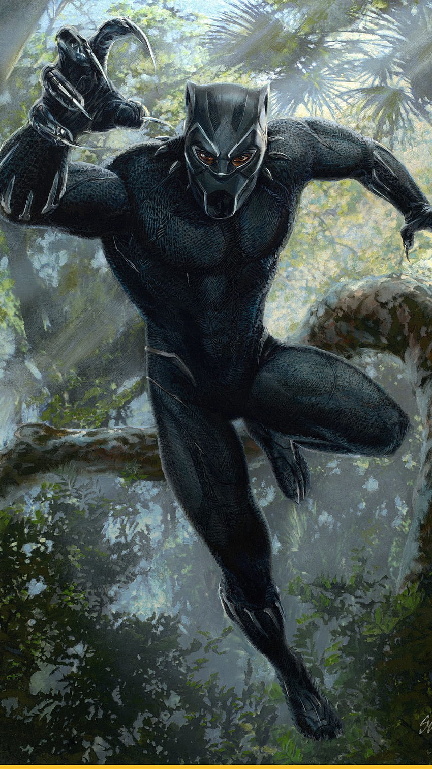 Black Colour, Black Colour Panther, Black Panther, Marvel Hero, Avengers Hero HD phone wallpaper