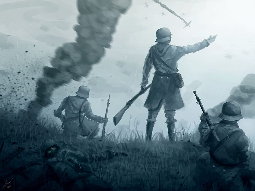 ArtStation - Skizze des Zweiten Weltkriegs, James Rinere, Deutscher Soldat des 2. Weltkriegs HD-Hintergrundbild