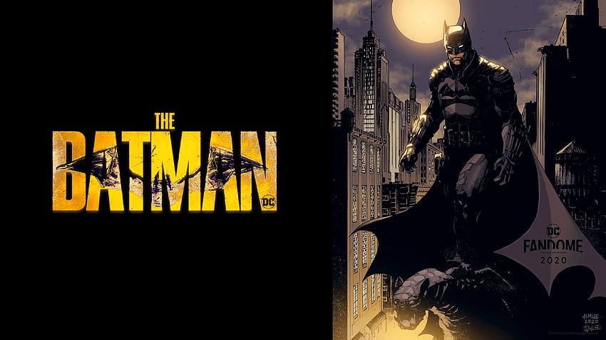 THE BATMAN Official Logo & Jim Lee Art - Ultra 'RETRO Colorized' . Enjoy! : TheBatmanFilm, The Batman 2021 HD wallpaper