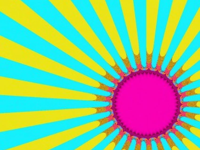 Sonnenstrahlen, Strahlen, rosa, abstrakt HD-Hintergrundbild