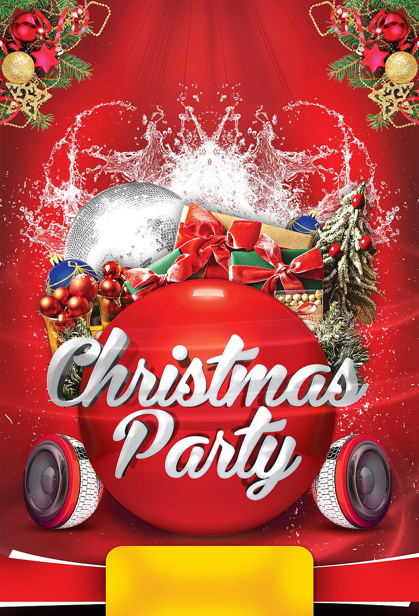 Christmas Party Poster Background in 2019. Christmas party HD phone wallpaper