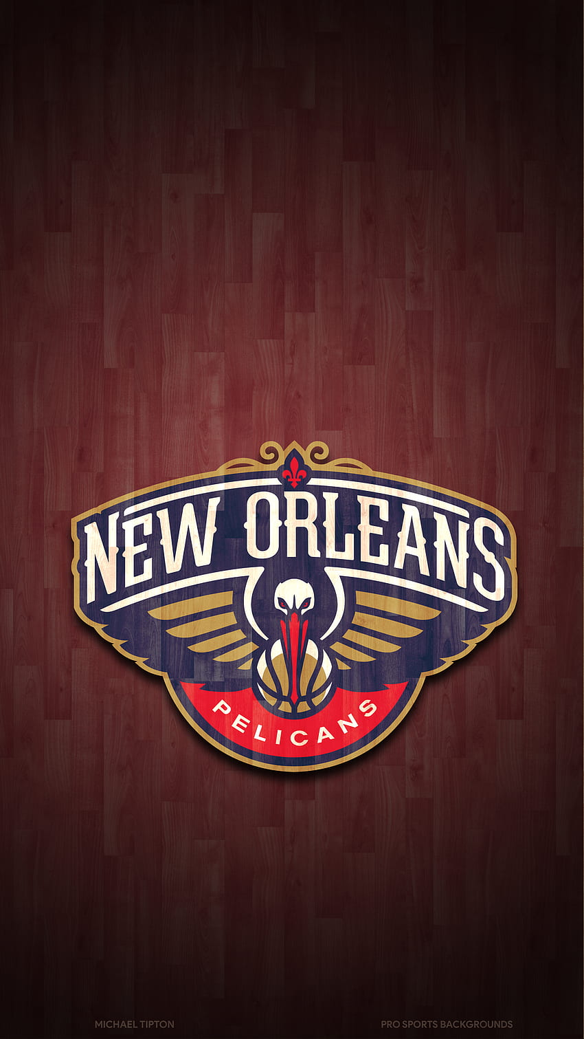 Ню Орлиънс Пеликанс – Професионален спортен фон. New Orleans Pelicans, NBA, Pelican, лого на New Orleans Pelicans HD тапет за телефон