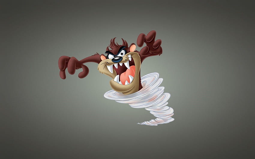 Tasmanian Devil Taz Tornado Storm Cartoon HD wallpaper