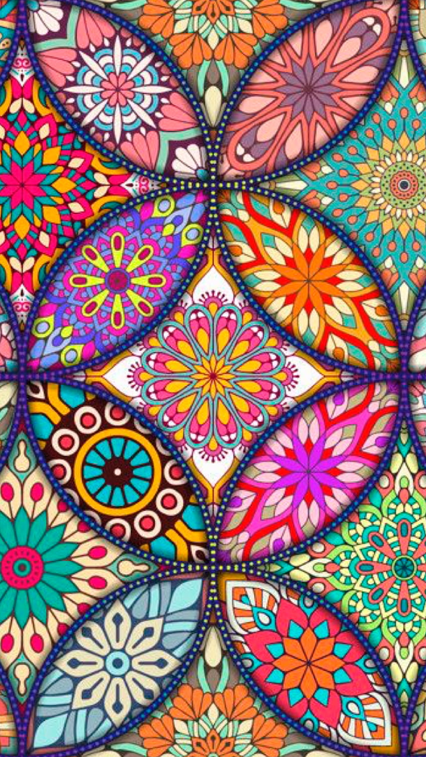 Hermoso patrón de estilo mandala. Mandala , Arte, Arte fondo de pantalla del teléfono