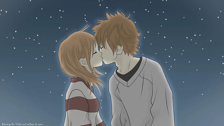 Anime love hot kissing HD wallpapers | Pxfuel