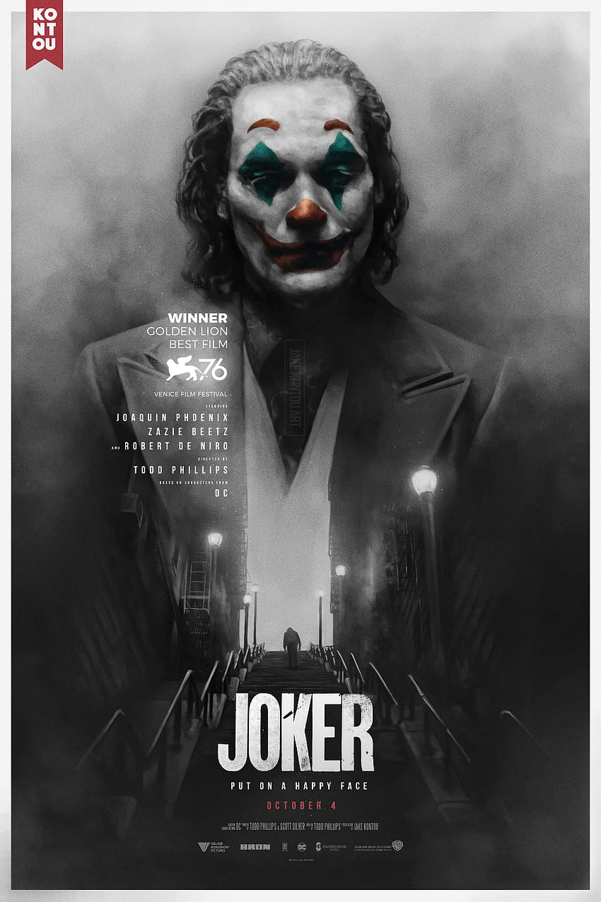 Eduardo Ribeiro o filmach. Plakat Jokera, grafika Jokera, sztuka Jokera, plakat filmowy Jokera Tapeta na telefon HD