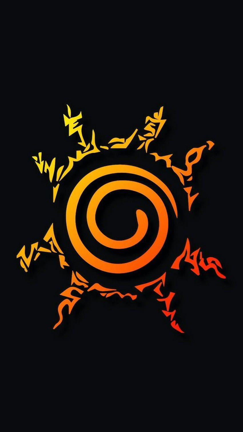Mobilne logo Konoha, Naruto Konoha Tapeta na telefon HD