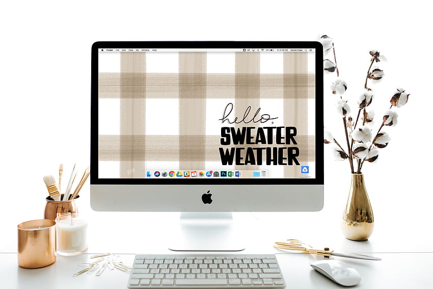 October's Hello Sweater Weather - Lily & Val Living HD wallpaper