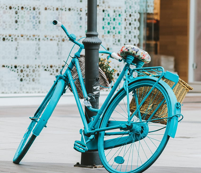 Blue Bike , Blue Bicycle HD wallpaper | Pxfuel