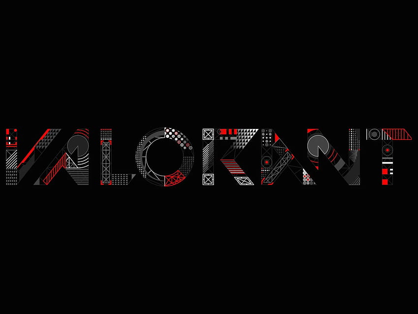 Valorant géométrique, Logo Valorant Fond d'écran HD