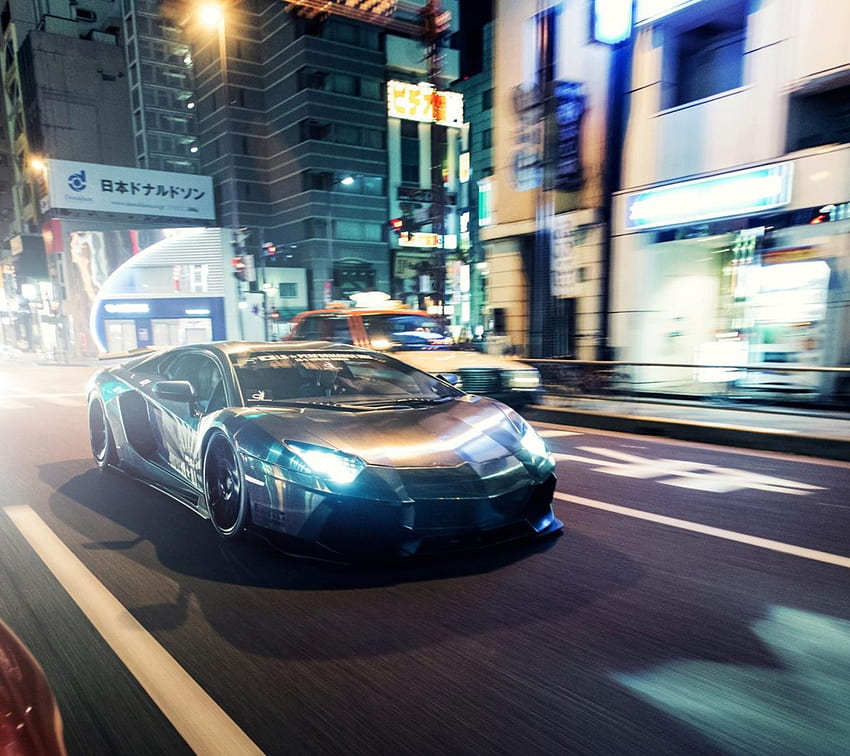 Wygaszacz ekranu Cars For Grand 2 Wysokiej jakości Lamborghini, Tokyo Cars Tapeta HD