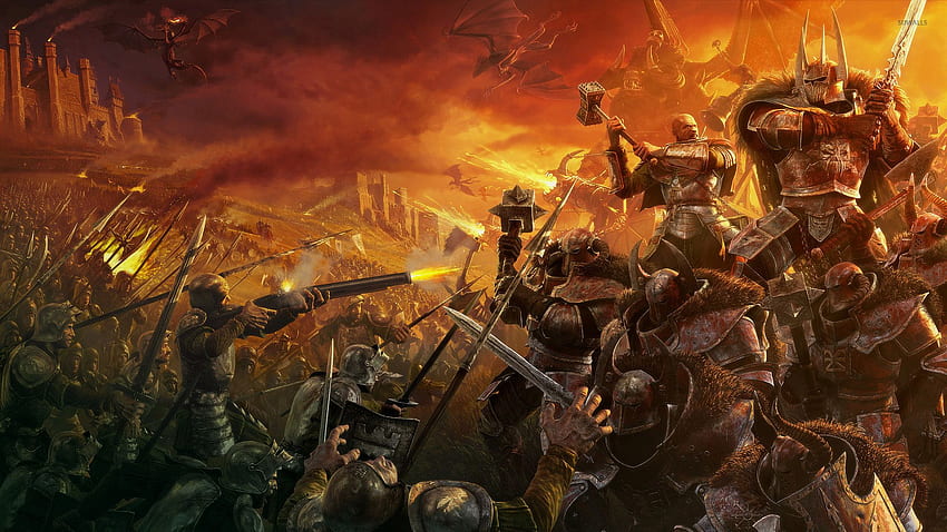 Most viewed Warhammer: Mark Of Chaos, Warhammer 40K Chaos HD wallpaper