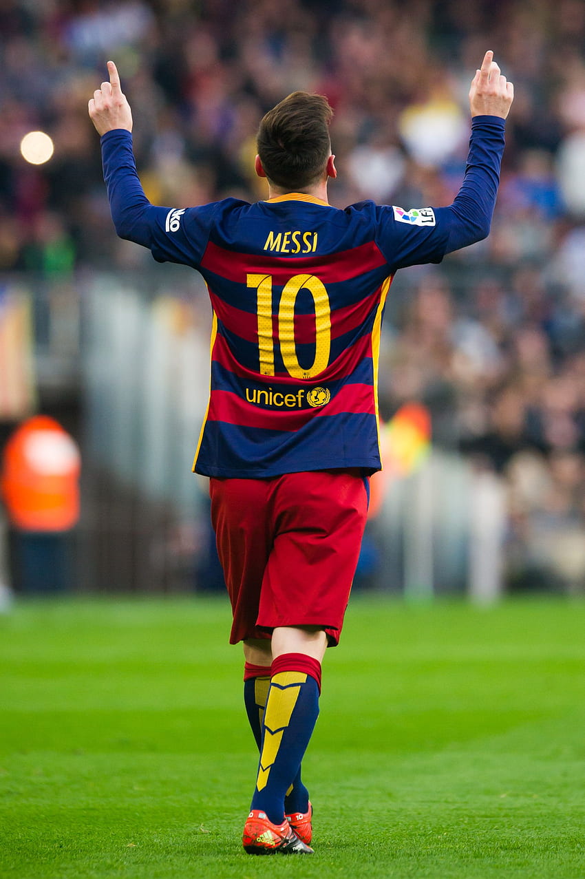 Lionel Messi's goal celebration: The touching reason behind it HD phone wallpaper